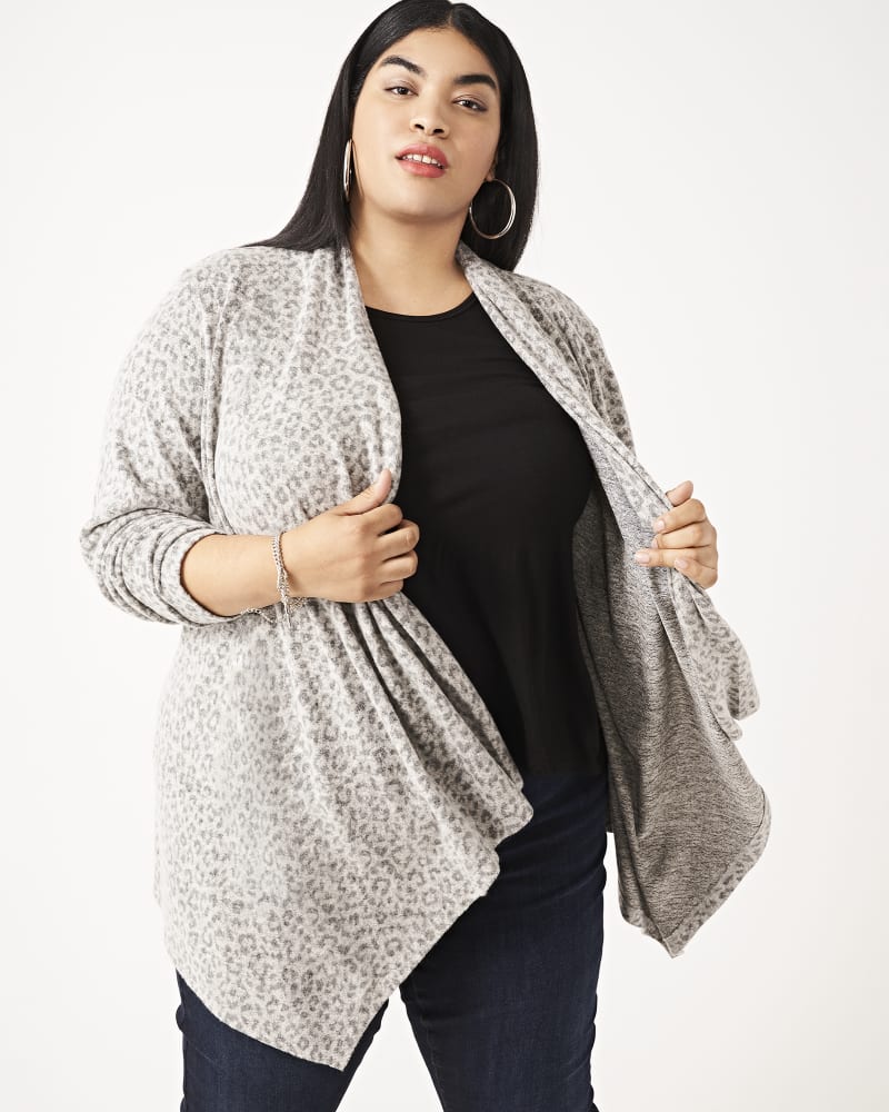 Front of plus size Nisha Waterfall Cardigan by Cameo | Dia&Co | dia_product_style_image_id:160835